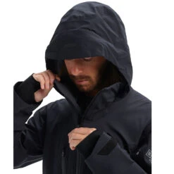 Burton [ak] Gore-Tex Hover Stretch Snowboardjacke True Black Herren -Skiausrüstung ak burton hover stretch true black 10013106 001 04 gross