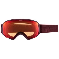 Anon WM1 MFI With Spare Snowboardbrille Mulberry/Prcv Sunny Red + Prcv Burst Damen -Skiausrüstung anon wm1 mfi spare 19176106600 04 gross