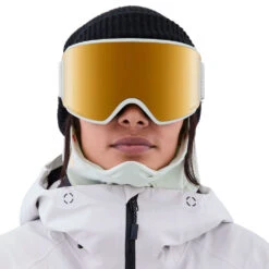 Anon WM3 MFI With Spare Wintersportbrille Jade/Prcv Sunny Bronze + Prcv Burst Damen -Skiausrüstung anon wm3 mfi with spare 22265102300 03 gross