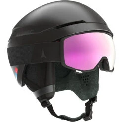 Atomic Savor Amid Skihelm Black Damen, Herren -Skiausrüstung atomic savor amid black an5005680 02 gross