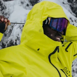 Burton [ak] Gore-Tex Cyclic Schneejacke Limeade Herren -Skiausrüstung burton ak gore cyclic jacket 10002109701 01 gross