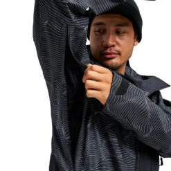 Burton [ak] Gore-Tex Cyclic Wintersportjacke Logo Lines Herren -Skiausrüstung burton ak gore tex cyclic jacket 10002108004 02 gross