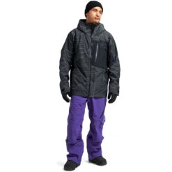 Burton [ak] Gore-Tex Cyclic Wintersportjacke Logo Lines Herren -Skiausrüstung burton ak gore tex cyclic jacket 10002108004 05 gross