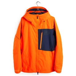 Burton [ak] Gore-Tex Cyclic Schneejacke Clownfish Orange/Dress Blue Herren -Skiausrüstung burton ak gore tex cyclic jacket 10002108802 07 gross