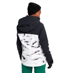 Burton [ak] Gore-Tex Embark Wintersportjacke True Black/Powder Pillows (Pow Pow) Damen -Skiausrüstung burton ak gore tex embark jacket 10010108003 03 gross