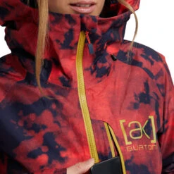 Burton [ak] Gore-Tex Upshift Schneejacke Hibiscus Pink Cloud Marble Damen -Skiausrüstung burton ak gore tex upshift jacket 21282101960 04 grossAExWz4V1pw624