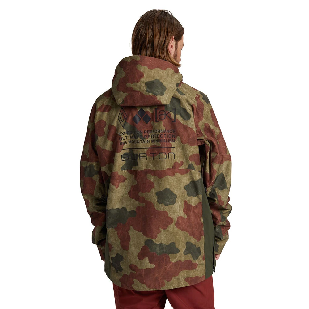 Burton [ak] Gore-Tex Velocity Wintersportjacke Martini Olive Telo Camo Herren – Bild 3