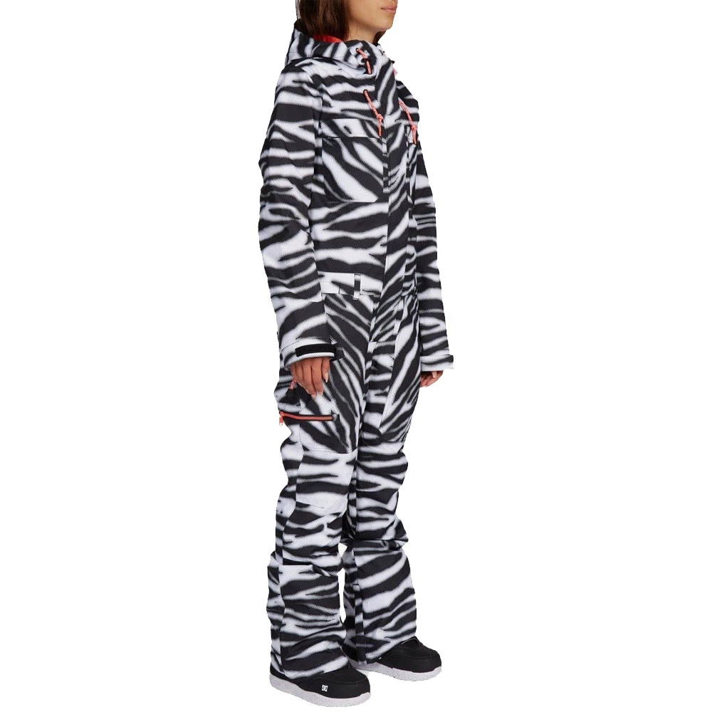 DC Vanguard Jumpsuit Schneeanzug Zebra White Damen 3 DC Vanguard Jumpsuit Schneeanzug Zebra White Damen – Bild 3