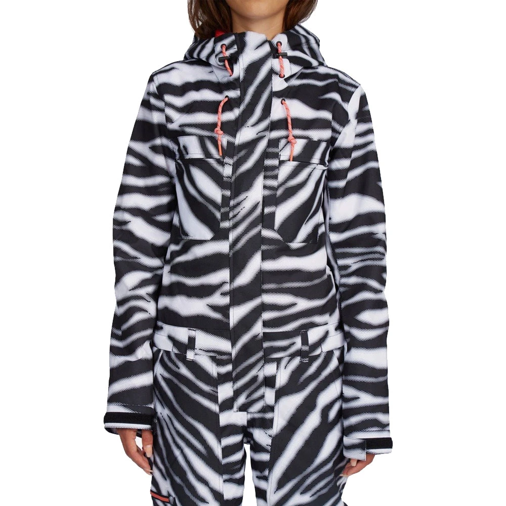 DC Vanguard Jumpsuit Schneeanzug Zebra White Damen 4 DC Vanguard Jumpsuit Schneeanzug Zebra White Damen – Bild 4