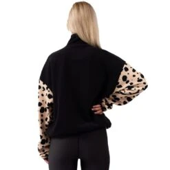 Eivy Ball Fleece Pullover Cheetah Damen -Skiausrüstung eivy ball fleece 6221190218 6057 03 grosszAfUurOCkaZ3t