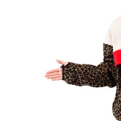 Eivy Ball Fleece Mid Layer Offwhite & Leopard Damen -Skiausrüstung eivy ball fleece 6221190218 6066 03 gross