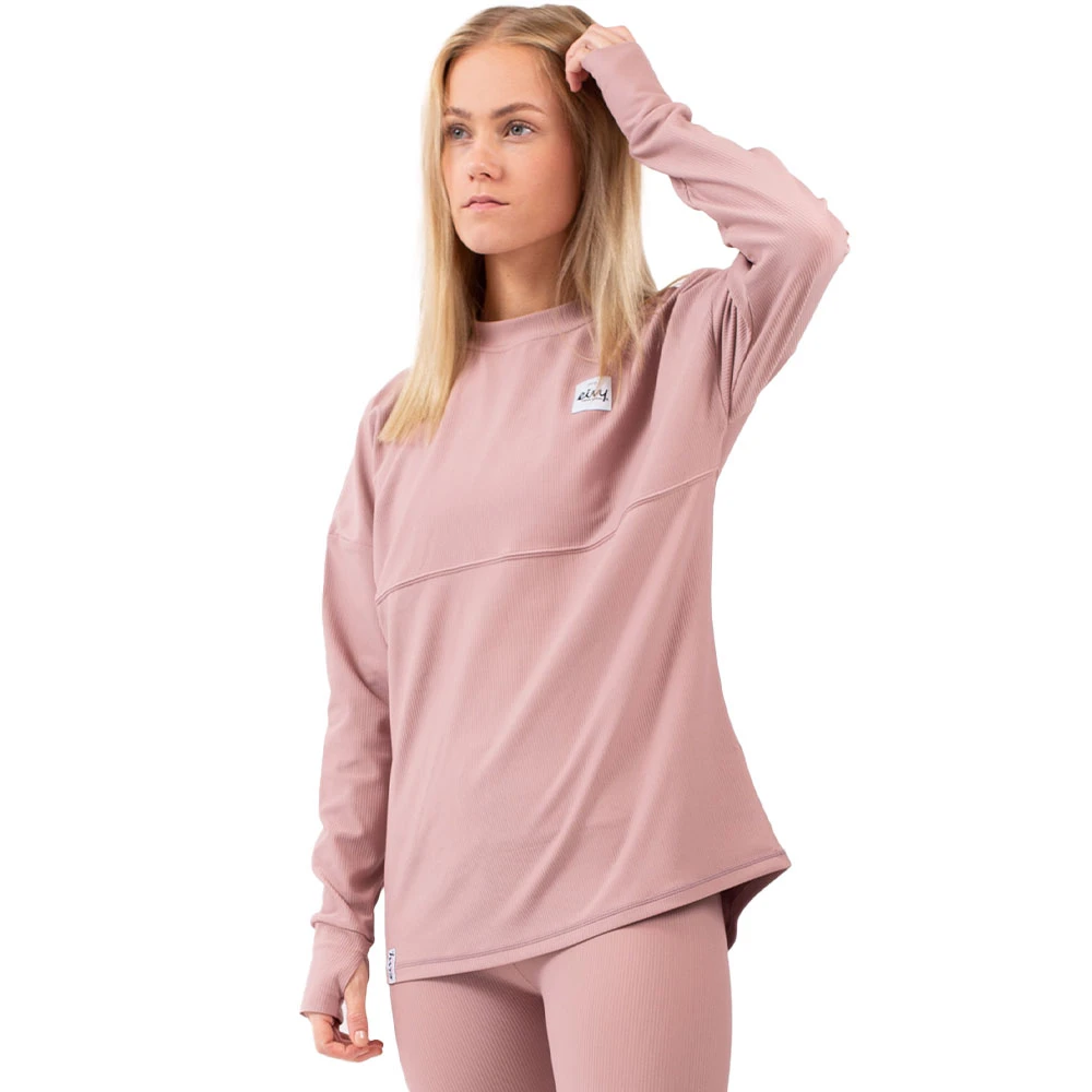 Eivy Venture Rib Langarmshirt Faded Woodrose Damen 2 Eivy Venture Rib Langarmshirt Faded Woodrose Damen – Bild 2