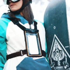 Fidlock Chest Bag Actionkamera-Tasche Black/Transparent Black Damen, Herren -Skiausrüstung fidlock hermetic chest bag d 61100b f0000 btb 03 gross