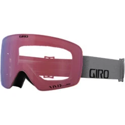 Giro Contour Skibrille Grey Wordmark/Vivid Ember Vivid Infrared Damen, Herren -Skiausrüstung giro contour grey wordmark 300098005 03 gross