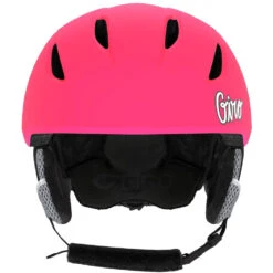 Giro Launch Snowboardhelm Matte Bright Pink Kinder -Skiausrüstung giro launch matte bright pink 710486x 02 grossM7QevzETVnHw4