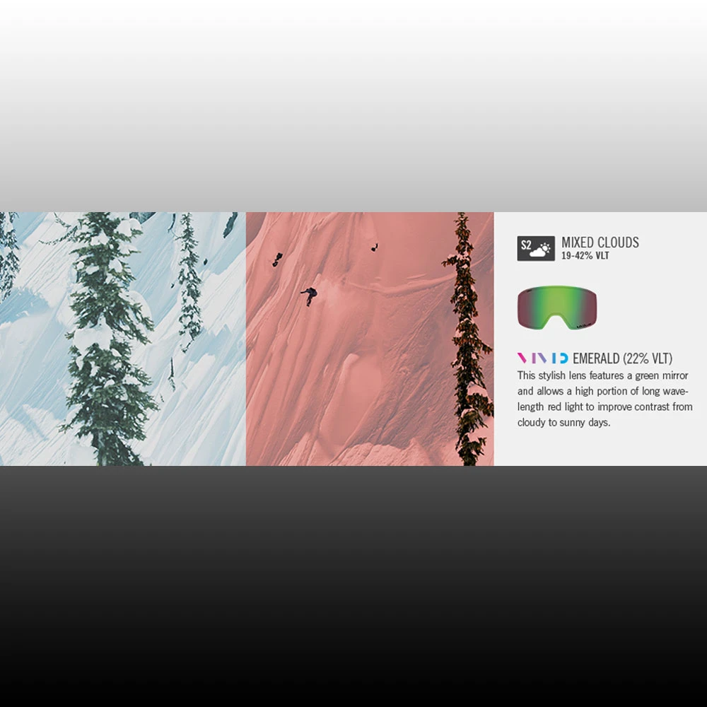 Giro Onset Snowboard-Goggle Black Wordmark/Vivid Emerald Damen, Herren 2 Giro Onset Snowboard-Goggle Black Wordmark/Vivid Emerald Damen, Herren – Bild 2