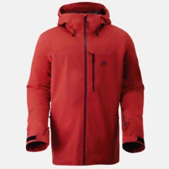Jones Peak Bagger Skijacke Safety Red Herren -Skiausrüstung jones peak bagger jacket safety red 08 gross