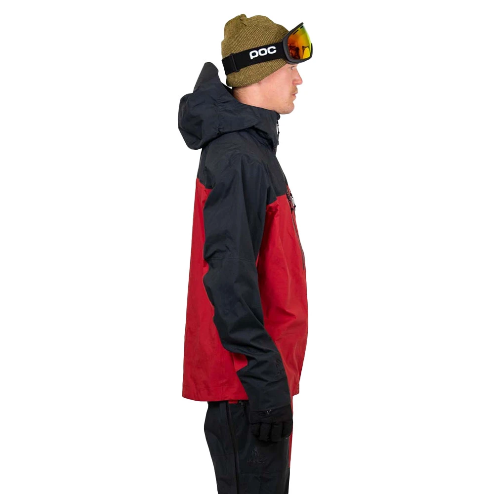 Jones Shralpinist 3L Gore-Tex Pro Schneejacke Safety Red Herren – Bild 2