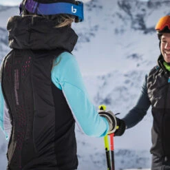 Komperdell Thermovest Protektor-Weste Black/Pink Damen -Skiausrüstung komperdell thermovest women K6352 209 03 gross