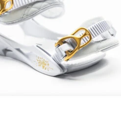 Nitro Rythm Snowboardbindung White/Gold Damen -Skiausrüstung nitro rythm white gold 2020 03 grossFjmplc5Qsce30