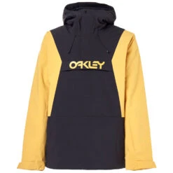 Oakley TNP Insulated Anorak Skiwindbreaker Blackout/Pure Gold Herren -Skiausrüstung oakley tnp insulated foa400930 9ei 05 gross