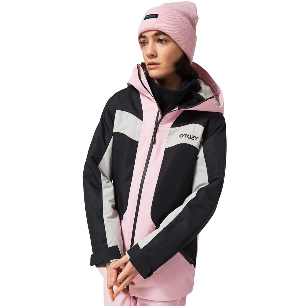 Oakley TNP TBT RC Insulated Skijacke Black/Lunar Rock/Pink Flower Damen 1 Oakley TNP TBT RC Insulated Skijacke Black/Lunar Rock/Pink Flower Damen