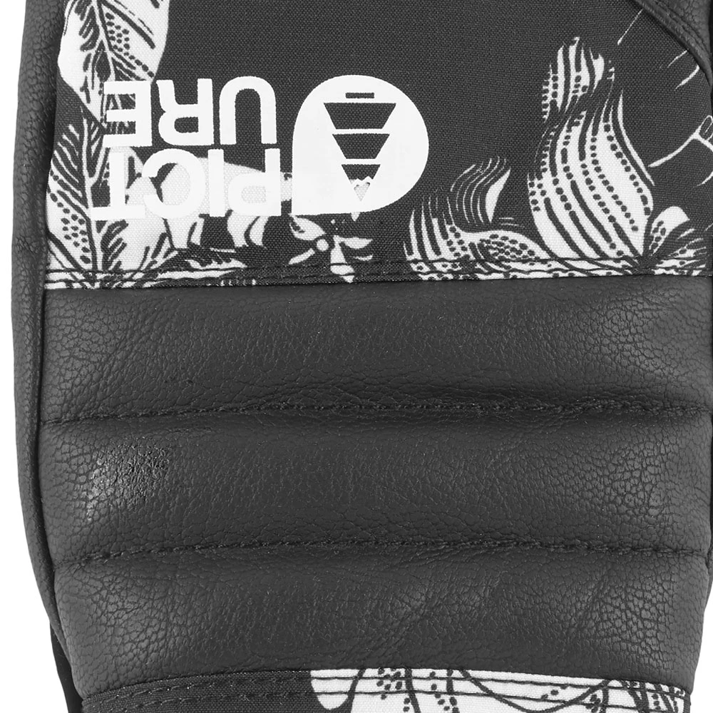 Picture Anna Mitts Fausthandschuhe Peonies Black Damen 2 Picture Anna Mitts Fausthandschuhe Peonies Black Damen – Bild 2