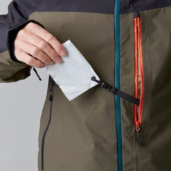 Picture Broader 3L Funktionsjacke Dark Army Green Herren -Skiausrüstung picture broader 3l jacket mvt388 darkarmygreen 04 gross