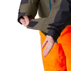 Picture Broader 3L Funktionsjacke Dark Army Green Herren -Skiausrüstung picture broader 3l jacket mvt388 darkarmygreen 05 gross