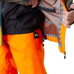 Picture Broader 3L Funktionsjacke Dark Army Green Herren -Skiausrüstung picture broader 3l jacket mvt388 darkarmygreen 06 gross