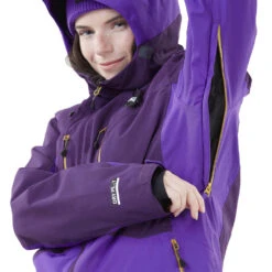 Picture Exa Winterjacke Dark Purple Damen -Skiausrüstung picture exa wvt191 dark purple 02 gross