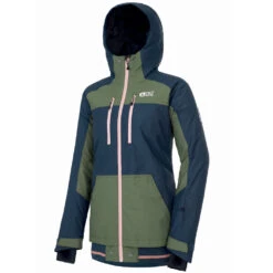 Picture Lander Snowboardjacke Army Green Damen -Skiausrüstung picture lander wvt196 army green 05 gross