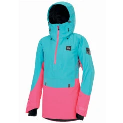 Picture Tanya Snowboardjacke Light Blue Pink Damen -Skiausrüstung picture tanya wvt190 light blue pink 06 gross