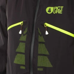 Picture Welcome Skijacke Black/Anthrazit Herren -Skiausrüstung picture welcome jkt mvt100 black anthrazit 03 gross