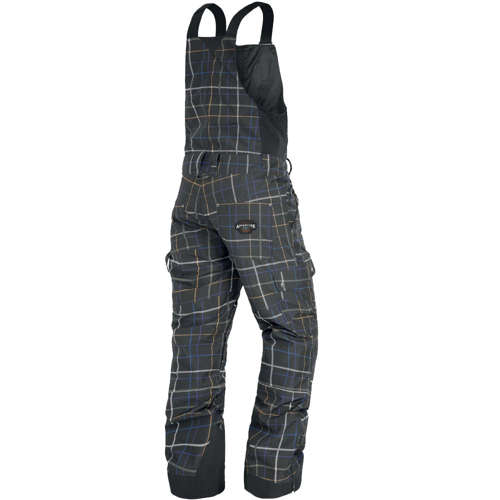 Picture Yakoumo Bib Latz-Wintersporthose Black Tartan Herren 5 Picture Yakoumo Bib Latz-Wintersporthose Black Tartan Herren – Bild 5