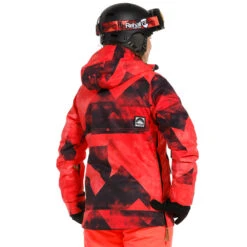 Rehall Frida-R Skijacke Graphic Mountains Red/Pink Damen -Skiausrüstung rehall frida 60075 5003 02 grossSH7zk3ZirMrwL