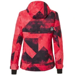 Rehall Frida-R Skijacke Graphic Mountains Red/Pink Damen -Skiausrüstung rehall frida 60075 5003 04 grossExs1xyg5kXndC