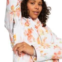 Roxy Jetty Skijacke Bright White Tenderness Damen -Skiausrüstung roxy jetty block erjtj03354 wbb2 white 03 grossylOpICd5PMRUG