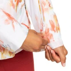 Roxy Jetty Skijacke Bright White Tenderness Damen -Skiausrüstung roxy jetty block erjtj03354 wbb2 white 04 gross9zz25z7ZVA6Fx