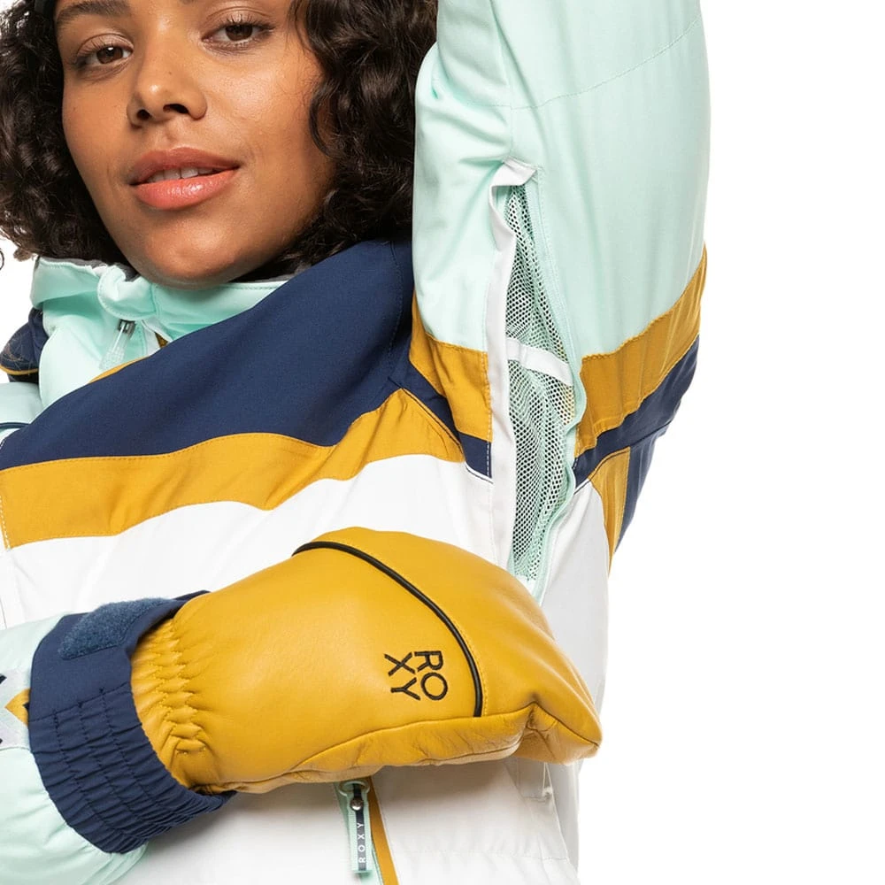 Roxy Peak Chic Insulated Snowboardjacke Fair Aqua Damen 4 Roxy Peak Chic Insulated Snowboardjacke Fair Aqua Damen – Bild 4