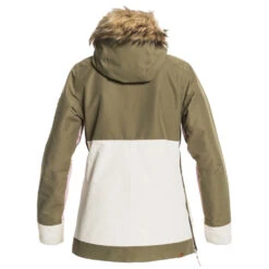 Roxy Shelter Skijacke Burnt Olive Damen 12 Roxy Shelter Skijacke Burnt Olive Damen -Skiausrüstung roxy shelter jacket erjtj03327 gpz0 04 gross