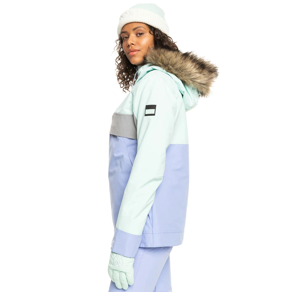 Roxy Shelter Skianorak Fair Aqua Damen 2 Roxy Shelter Skianorak Fair Aqua Damen – Bild 2