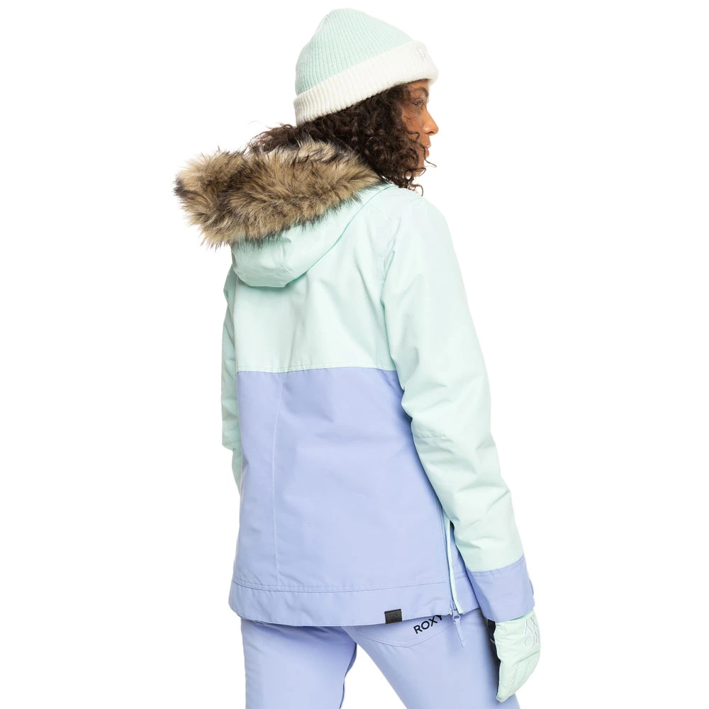 Roxy Shelter Skianorak Fair Aqua Damen 3 Roxy Shelter Skianorak Fair Aqua Damen – Bild 3
