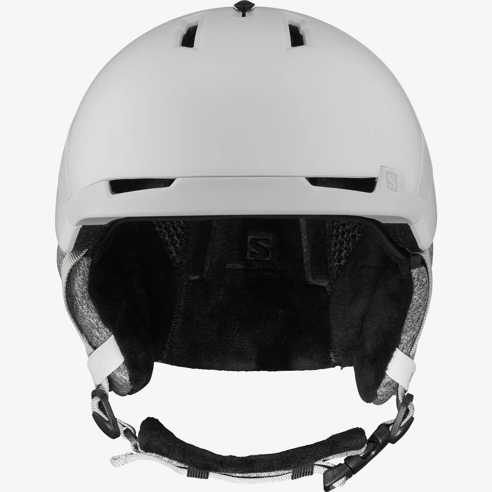 Salomon Quest Access Skihelm White/Grey Damen 4 Salomon Quest Access Skihelm White/Grey Damen – Bild 4