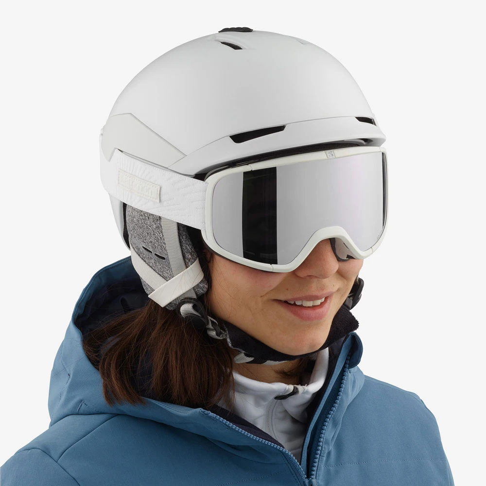 Salomon Quest Access Skihelm White/Grey Damen 5 Salomon Quest Access Skihelm White/Grey Damen – Bild 5
