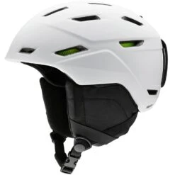 Smith Mission Skihelm Matte White Herren