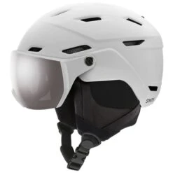 Smith Survey Schneehelm Matte White/CP Sun Platinum Mirror Damen, Herren