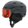 Smith Survey Skihelm Matte Charcoal/CP Everyday Red Mirror Damen, Herren