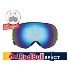 Red Bull SPECT Eyewear Magnetron Schneebrille Matte Black/Blue Snow/Cloudy Damen, Herren -Skiausrüstung spect eyewear red bull magnetron 002 02 gross