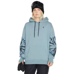 Volcom Costus Pullover Green Ash Damen -Skiausrüstung volcom costus pullover fleece h4152305 gah 02 gross